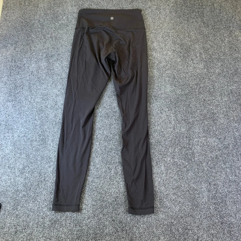 Lululemon High Rise Leggings Womens 6 Black Activewear Yoga Tights 28 Inseam